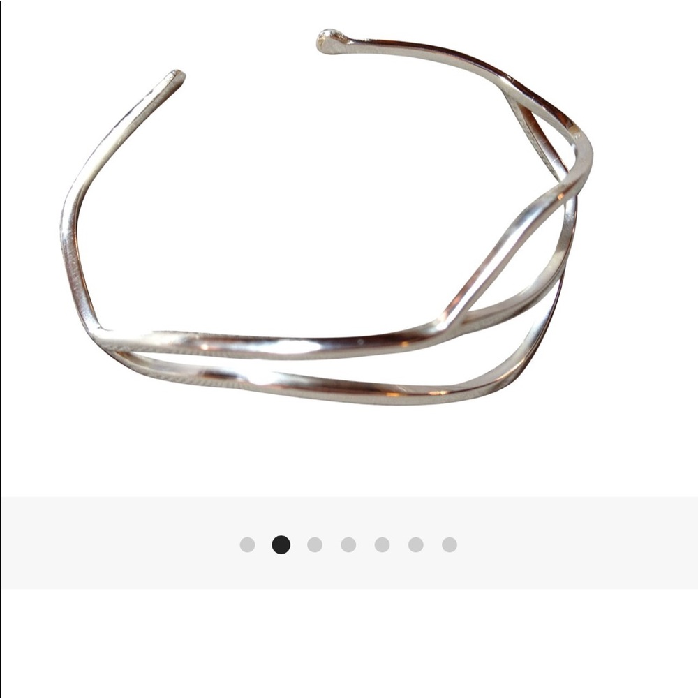 Sterling silver custom made cuff